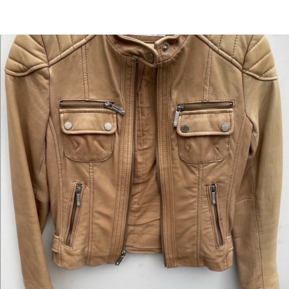 Michael Kors leather jacket - Picture 10 of 13
